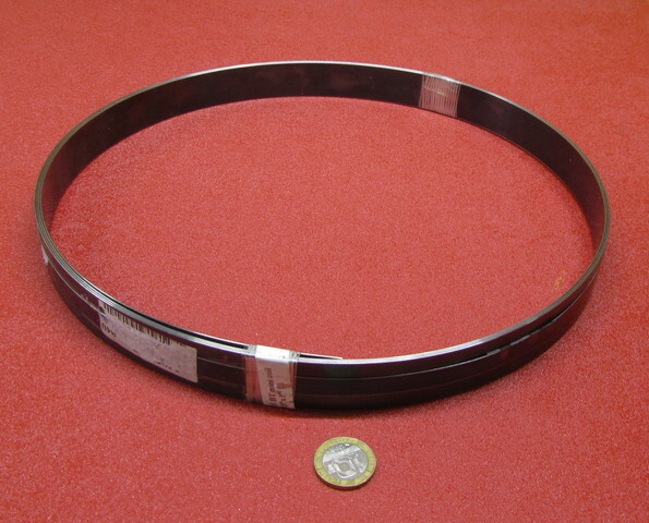 Blue Tempered Spring Steel Shim 0.025″ Thick x 1.00″ Width x 120″ Length