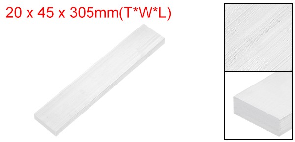 Square 6063 Aluminum Flat Bar 3/4″ Thickness 1-3/4″ Width 12″ Length
