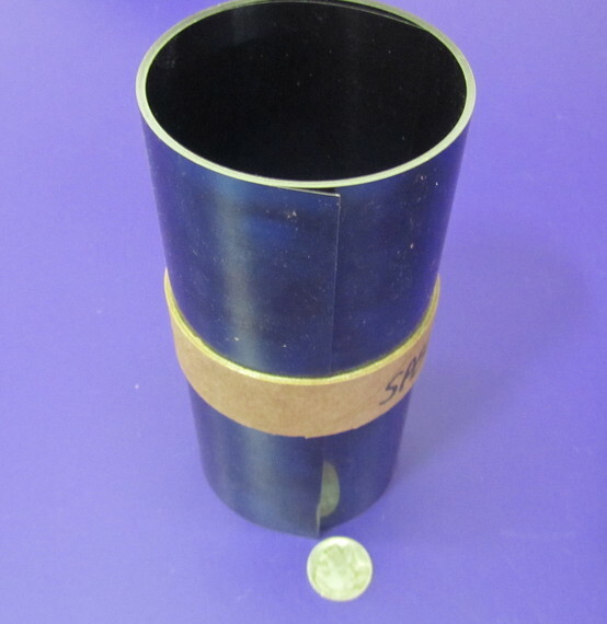 Blue Tempered Spring Steel Shim 0.008″ x 6.00″ x 50″ Length
