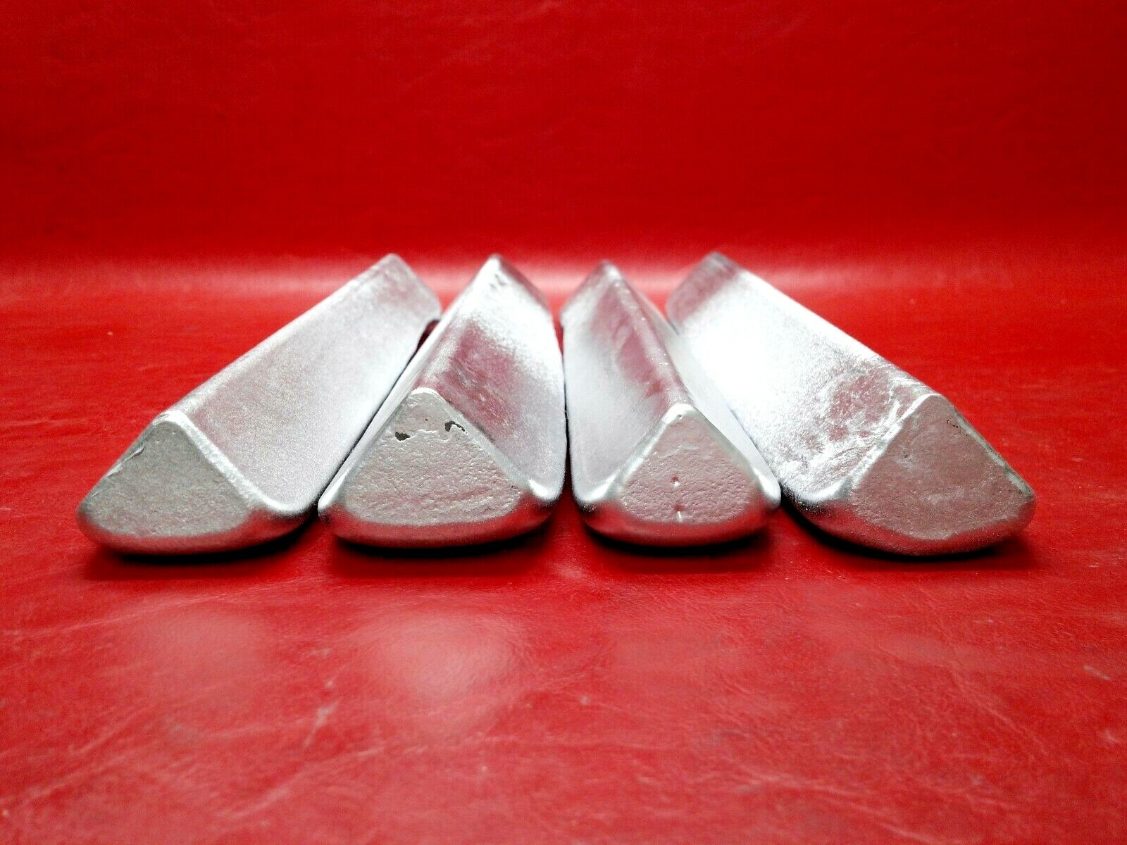Aluminum Ingots Bars Hand Poured For Casting 5 lbs From Cast Light Fixtures