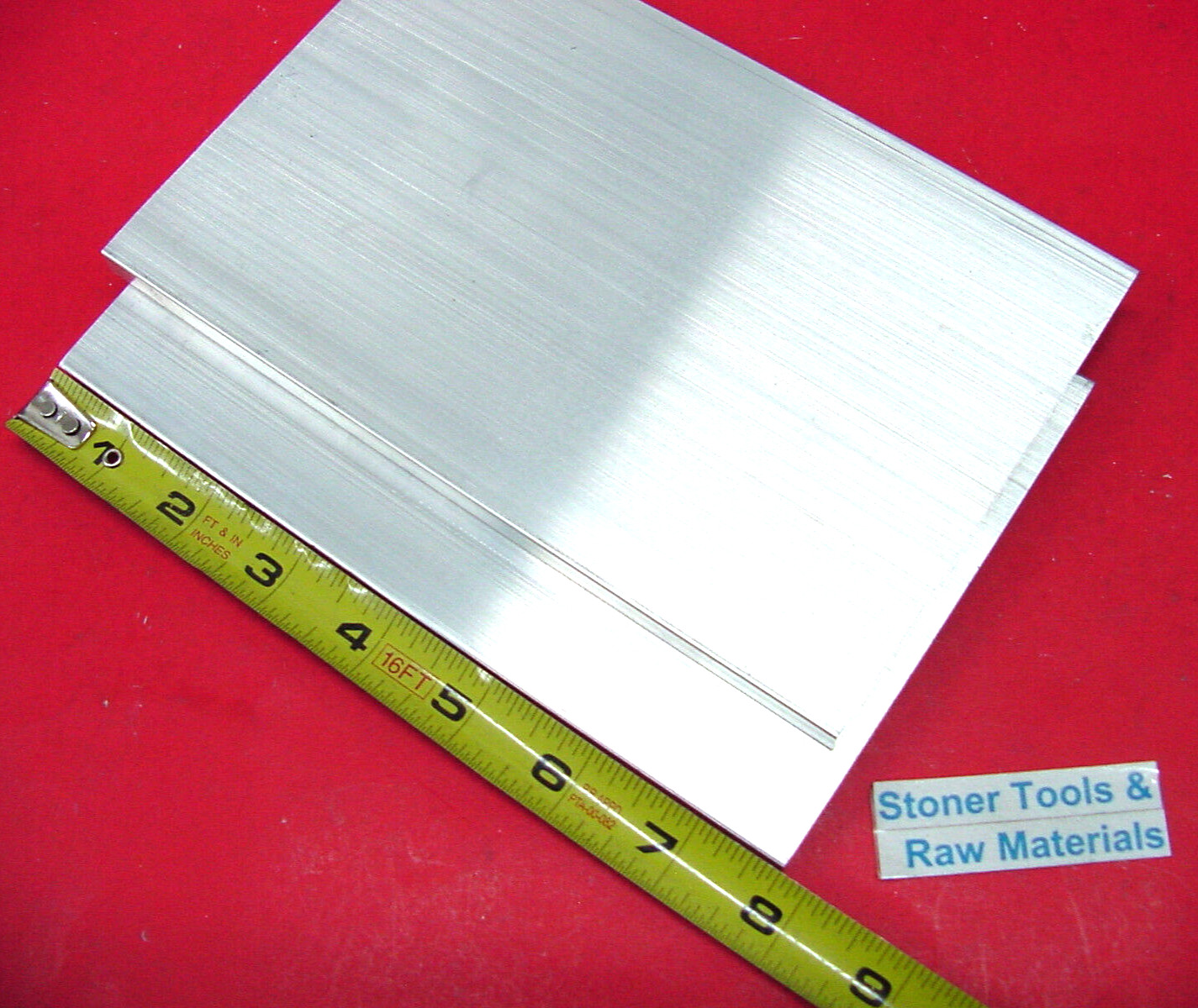 2 Pieces 5/8″ X 6″ ALUMINUM 6061 FLAT BAR 7-3/4″ long T6 Extruded Mill Stock New