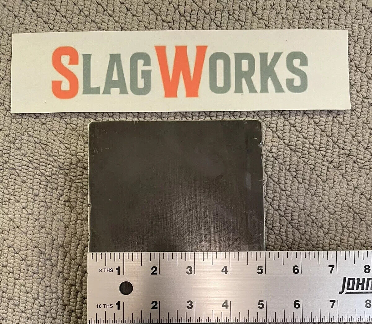 1/4x3x5 inch steel plate 3”x5” A36 Hot Roll Flat .25″ Thick (2 pcs.)