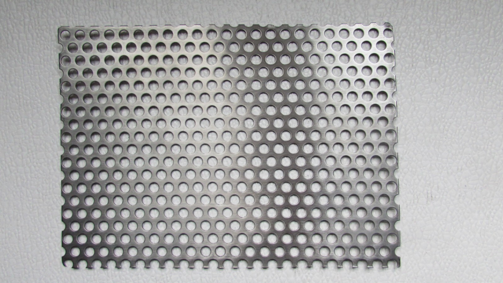 1/4″ HOLE 0N 3/8 CENTERS 18 GAUGE 304 STAINLESS STEEL PERFORATED 12″ X 24″