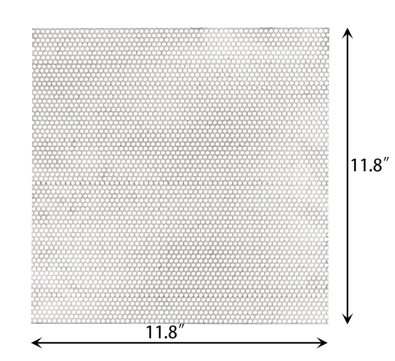 Perforated Sheet, 11.8″ X 11.8″ Stainless Steel Perforated Metal Sheet