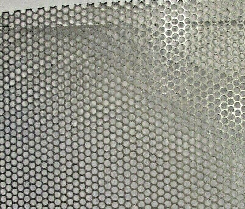 1/4″HOLES ON 5/16″CENTER–20 GA. –12″ X 24″ STAINLESS PERFORATED SHEET
