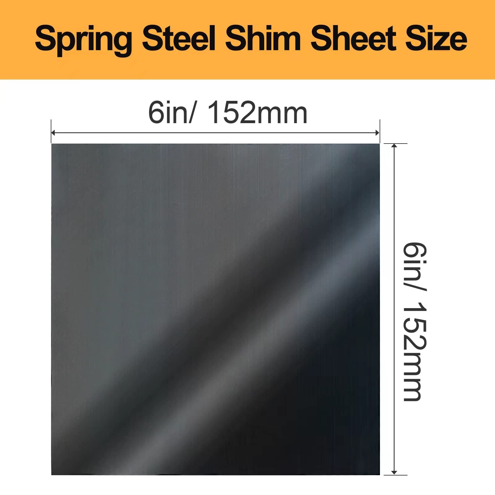Spring Steel 1095 Shim Sheet Assortment Blue Tempered Polished Finish Spring Ste