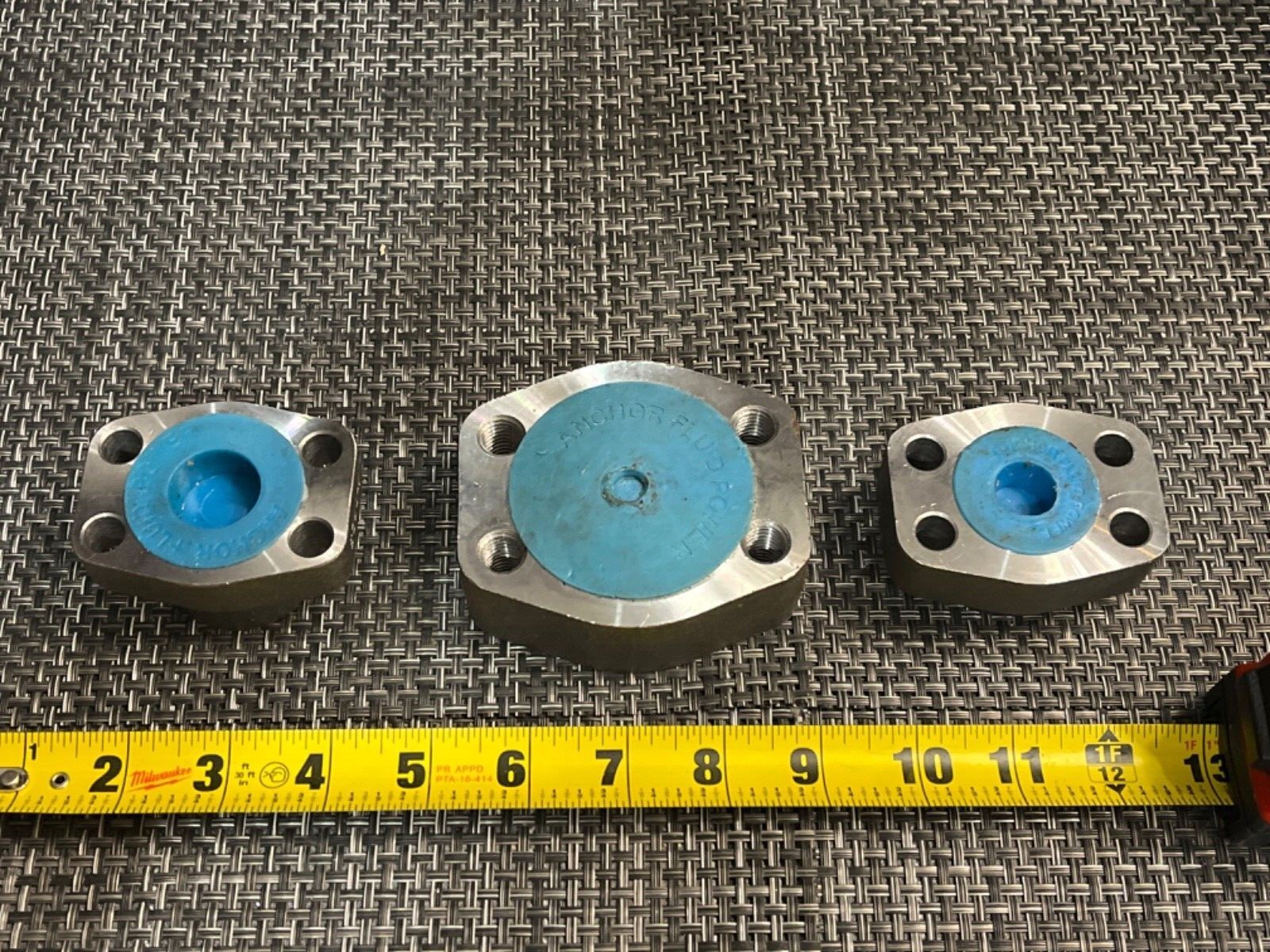 3 QTY! BULK LOT- PARKER HANNIFAN GAGE PORT SPACE FLANGE A-0625 / A-0292 — NEW