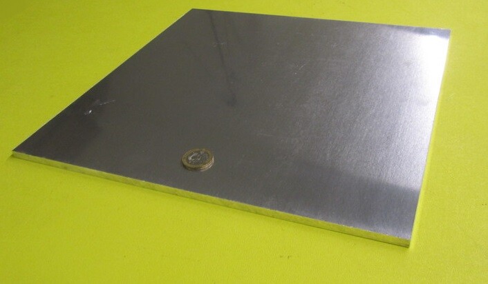 2024 Aluminum Sheet, T351, .250″ (1/4″) Thick x 12.0″ Width x 12.0″ Length