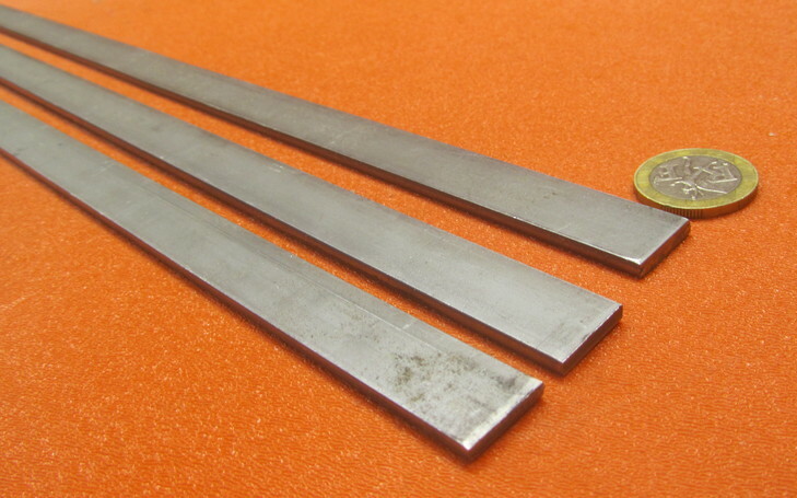 1018 Steel Bar, 1/8″ Thick x 5/8″ Wide x 36″ Length, 3 Pcs
