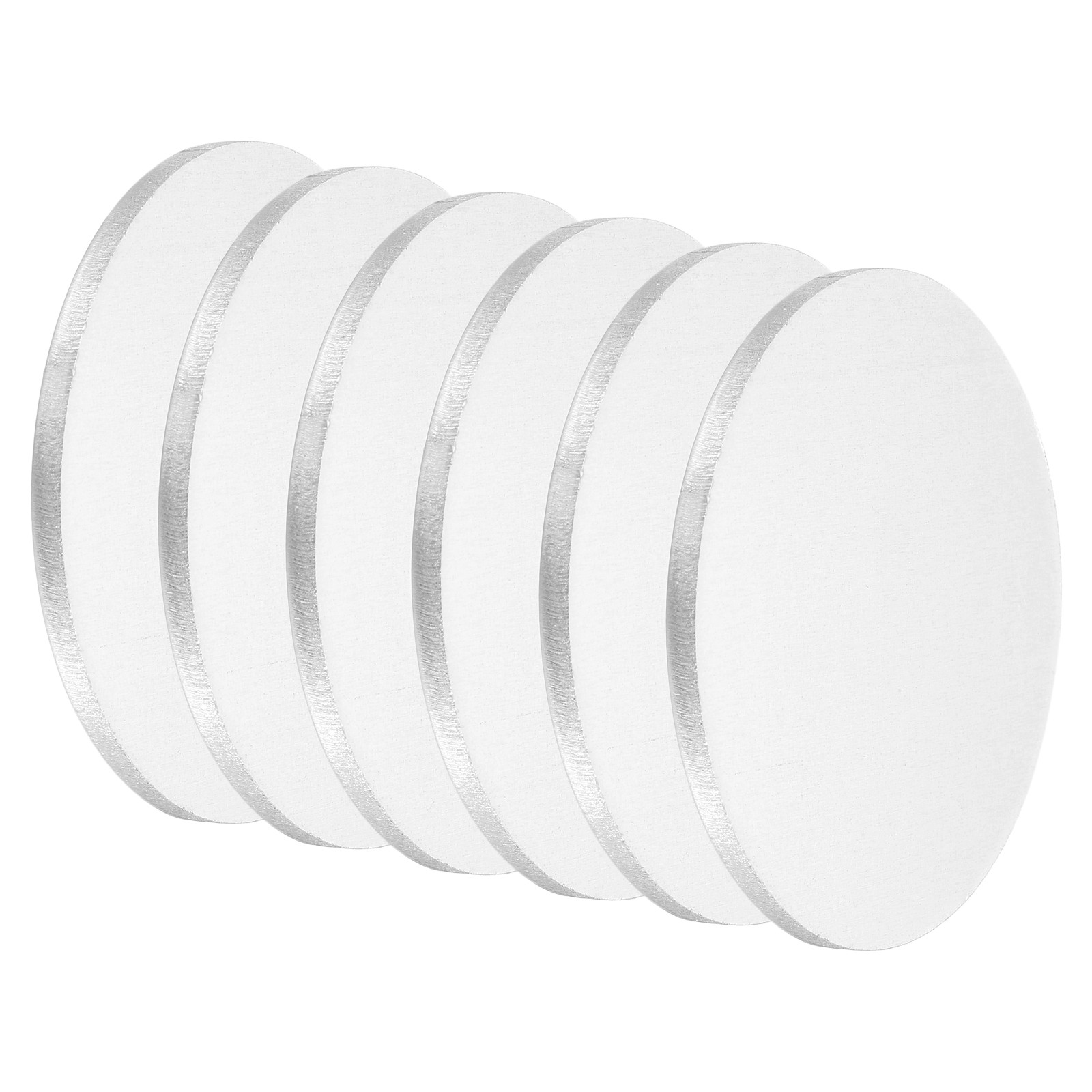 6Pcs Aluminum Disc 2″(50mm) Dia 0.06″(1.5mm) Thick Round 5052 Aluminum Sheets