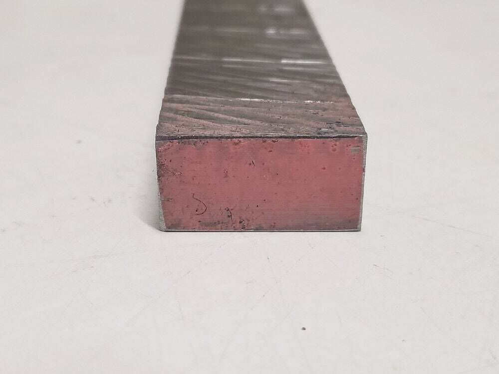 4140 Steel 1/2″ x 1″, 12″ long bar, Heat Treated, Blacksmithing, Forging