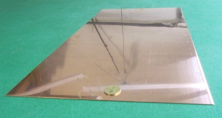 101 Copper Sheet 1/8 to 1/4 Hard .080″ Thick x 12.0″ Wide x 24.0″ Length