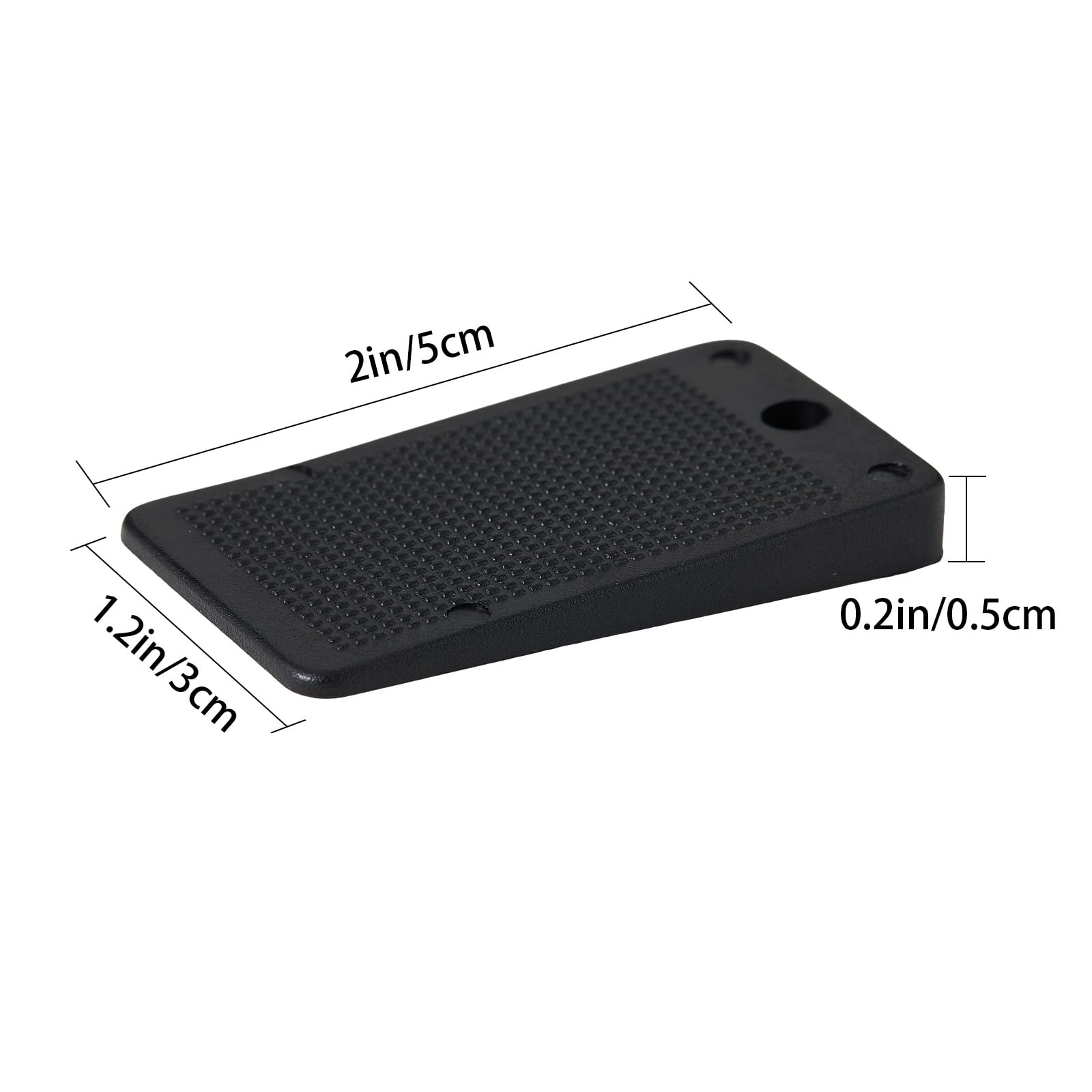 Furniture Levelers Plastic Shims for Leveling Black Rubber Wedge for Table To…