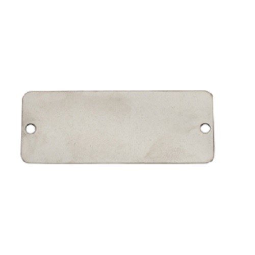 CH Hanson 41243 – Tag-5/8″x2-1/2″ Round Corners Stainless Steel 100pk