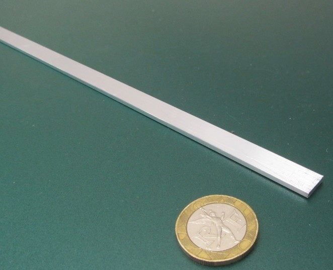 6061 T6 Aluminum Bar, 3/32″ (.094″) Thick x 3/8″ Wide x 36″ Length, 10 pcs