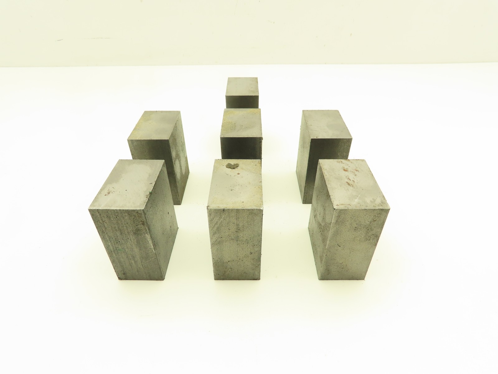 1018 Cold Rolled Steel Flat Bar Stock 1-1/4″x 2″x 2-1/2″L Lot of 7 Blocks