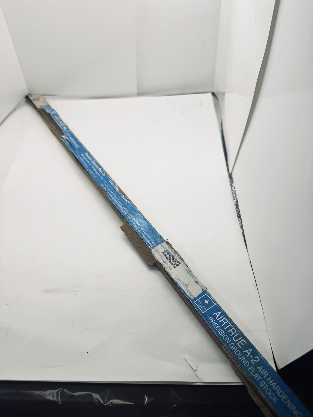 A2 AIR HARDENING STEEL PRECISION GROUND FLAT STOCK 3/8″ x 3/4” x 36”