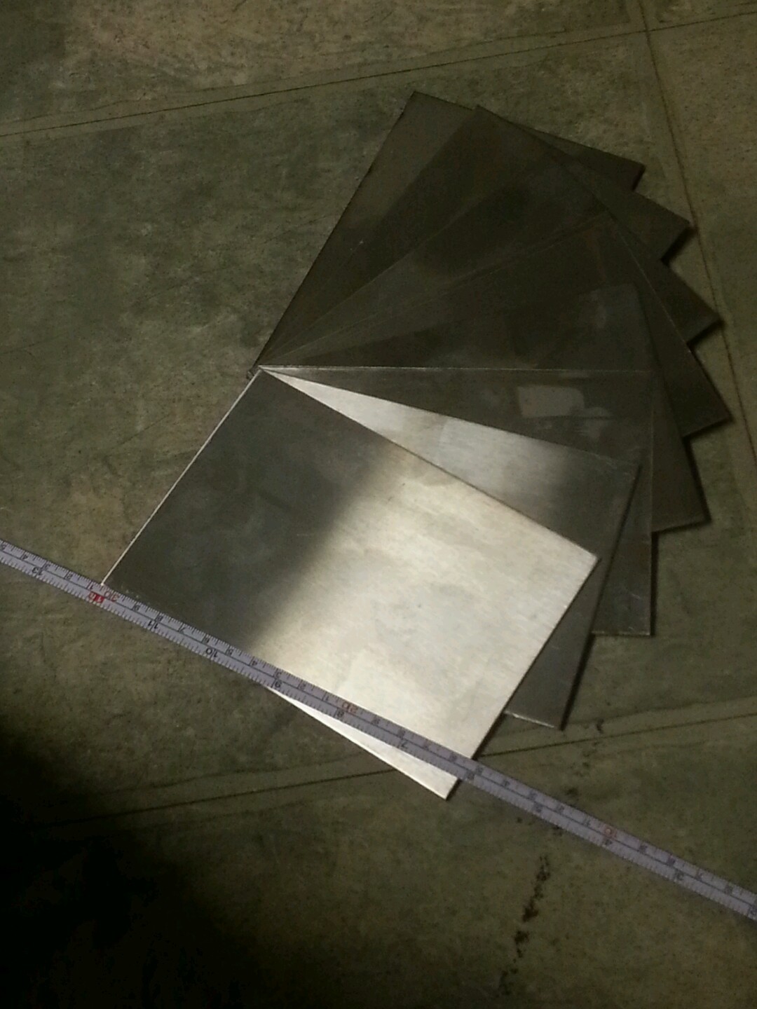 Stainless Steel Plate 4 Pieces 24 Gauge 6″ x 4″+- Metal Sheet 430