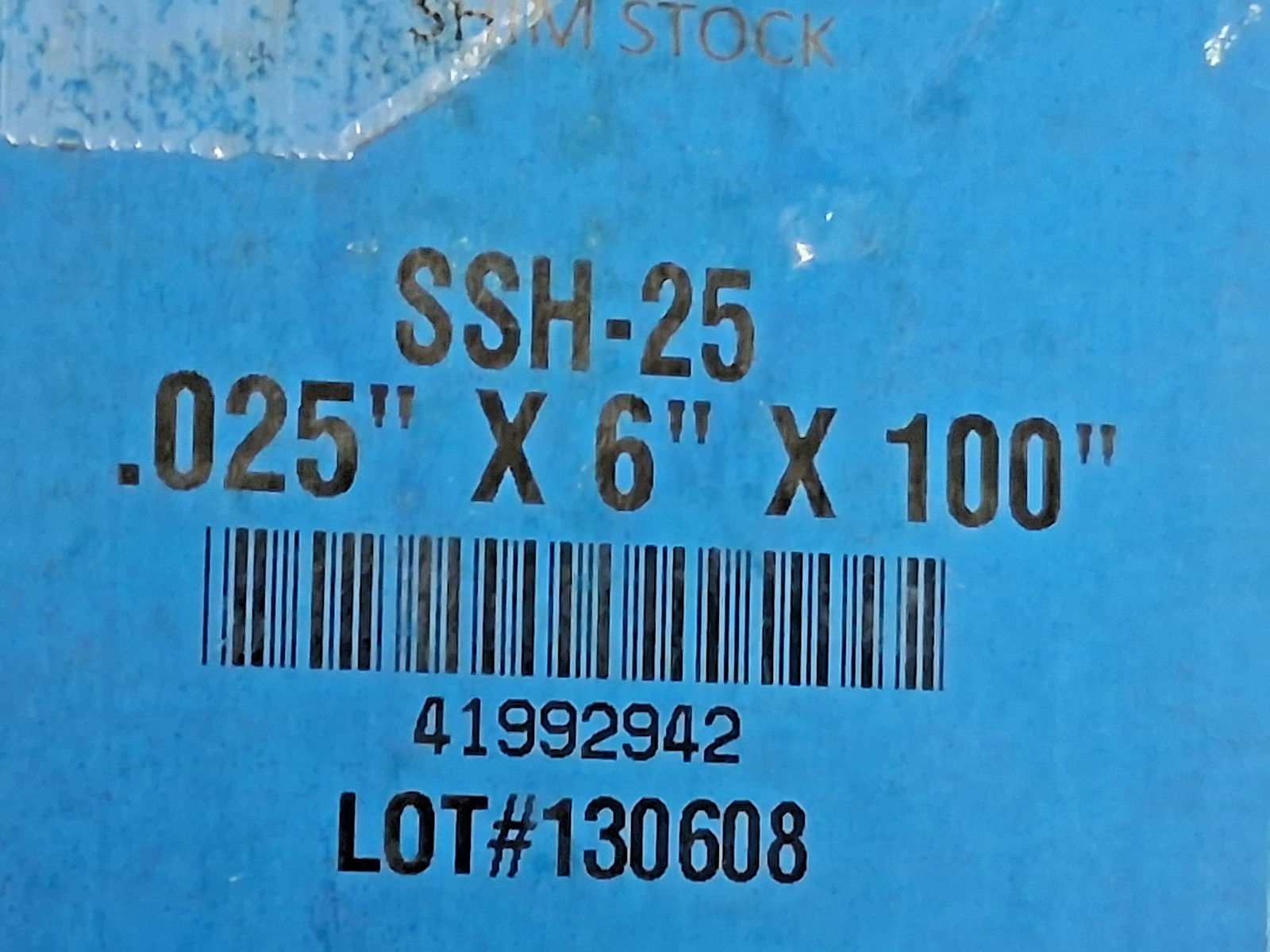 Trinity Brand Stainless Steel Industries Metal Shim Stock Roll 41992942