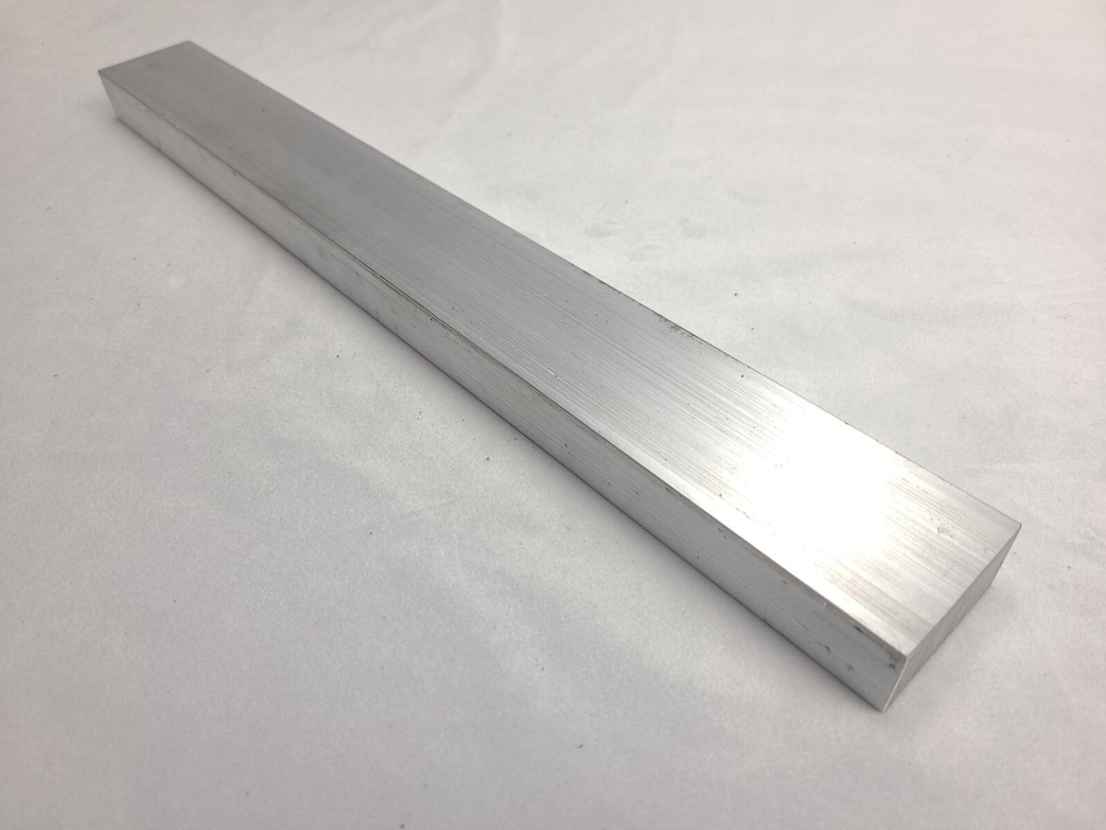 6061 Aluminum Flat Bar, 1 x 2 x 18″ long, Solid Stock, Plate, Machining, T6511
