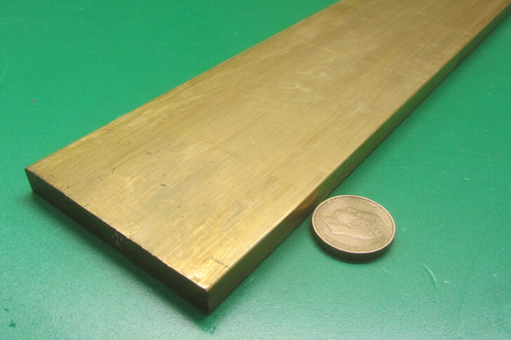 360 Brass Flat Bar 3/8″ Thick x 2.0″ Wide x 24.0″ Length