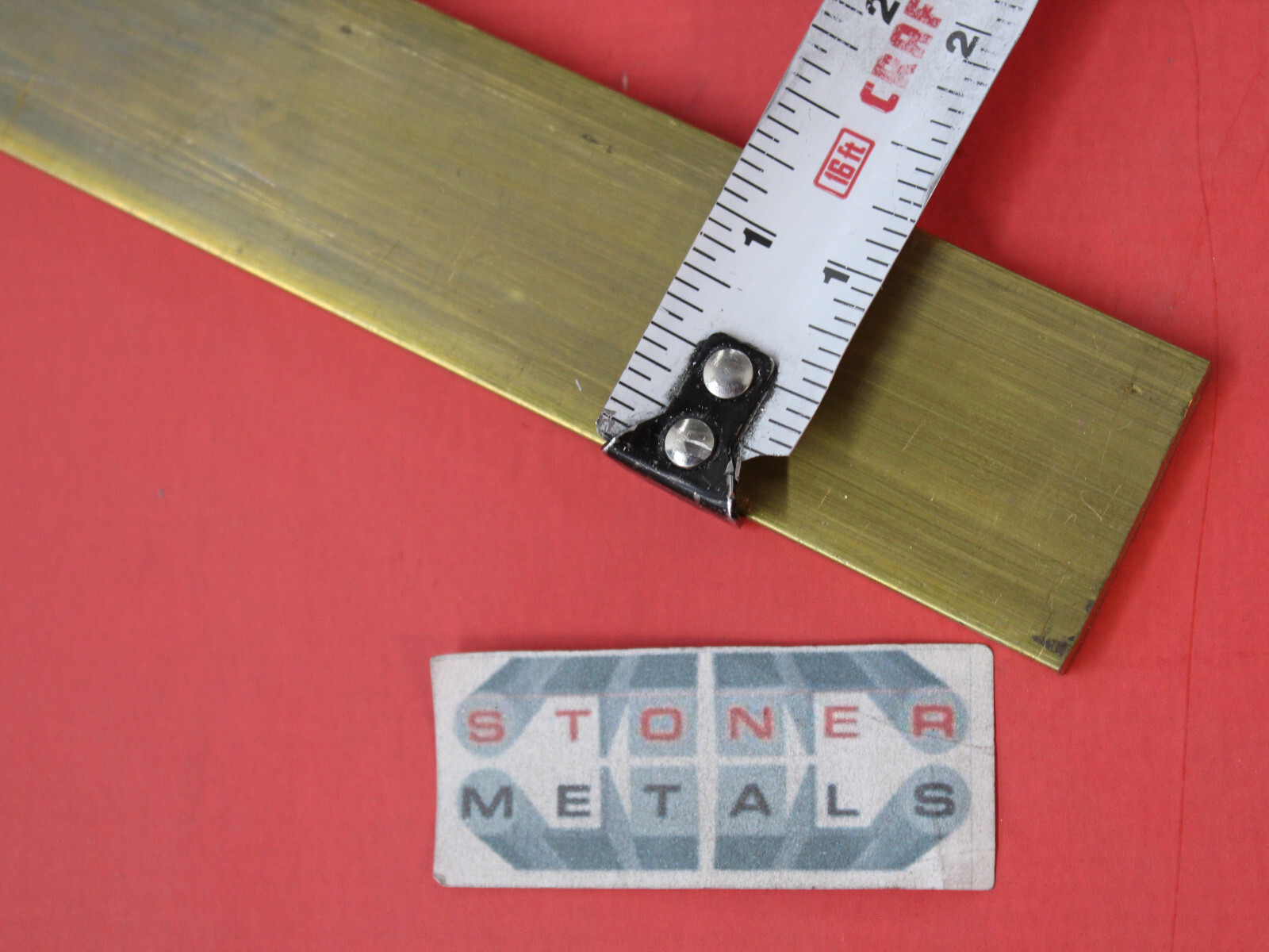 2 Pieces 1/4″ x 1-1/4″ C360 BRASS FLAT BAR 10″ long Solid .25″ Mill Stock H02