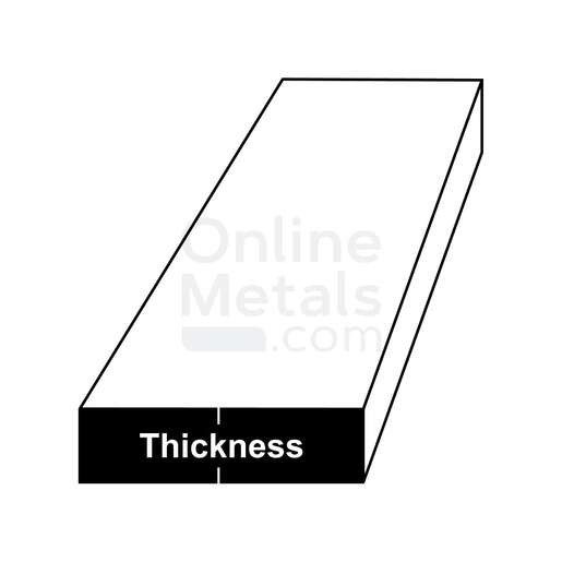 260 Brass Sheet H02 0.016″ x 24″ x 96″ Plate 1-Side PVC New Custom Metal Sheet