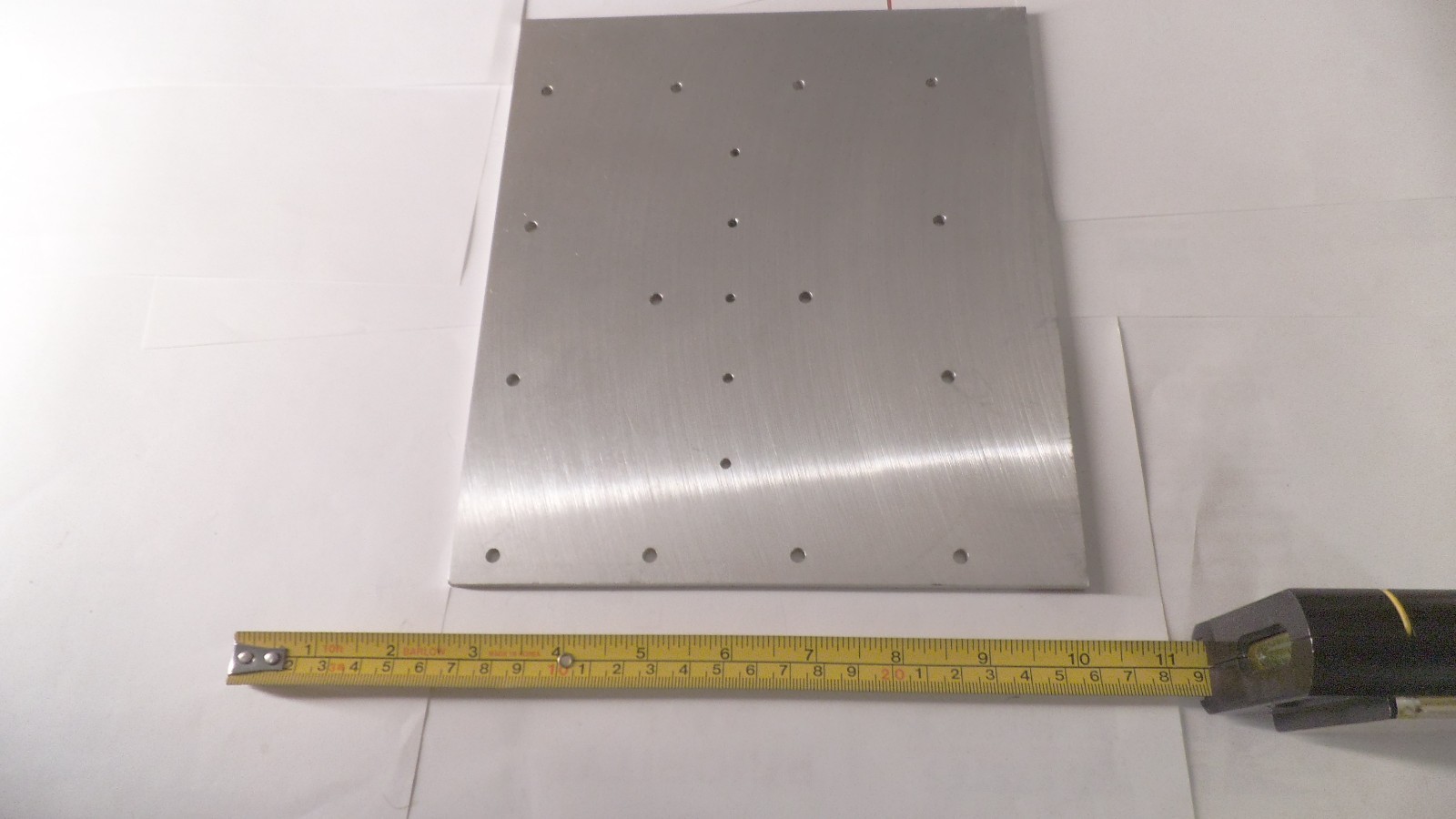 Aluminum plate, 8-7/8″ x 7-3/4″ x .194″ thick