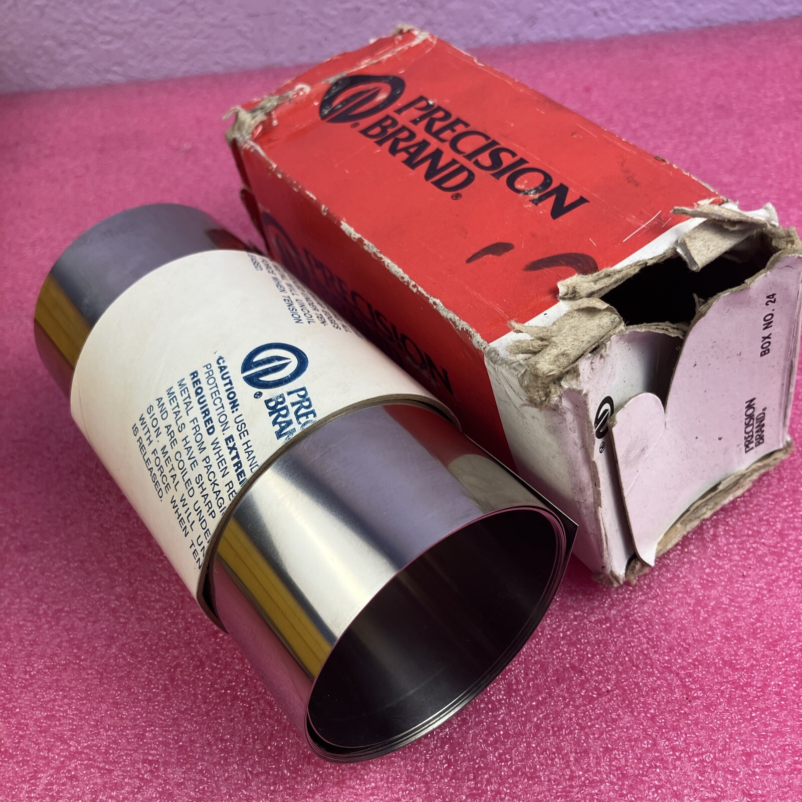 0.010” Stainless 302 Shim Stock 6” x 50” Roll Precision Brand 22320, 22L10