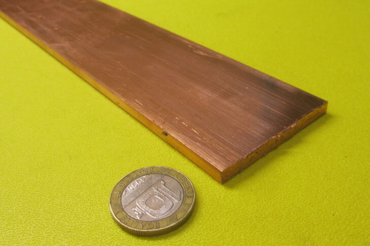 110 Copper Bar H02, 3/16″ Thick x 2.0″ Wide x 2 Ft Length