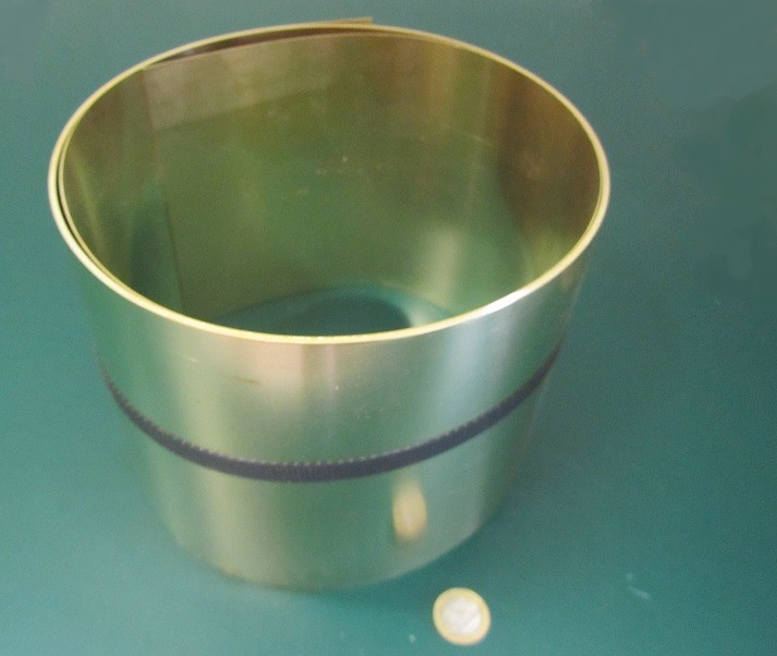260 Brass Shim Sheet 0.025″ Thick x 6.00″ Wide x 100″ Length