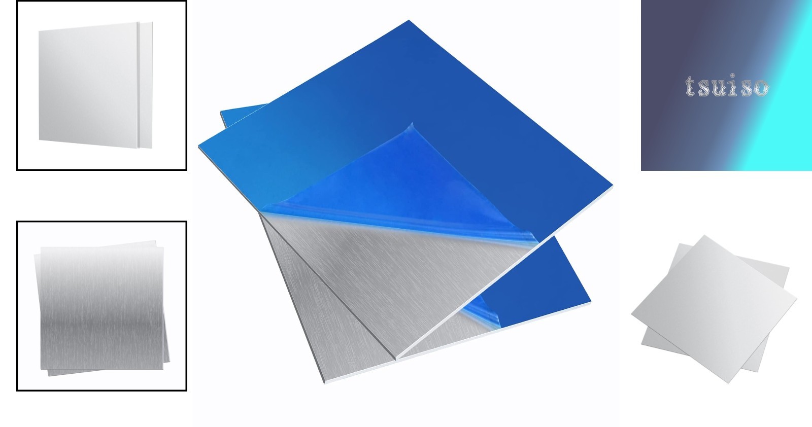High-Quality Aluminum 6061 Metal Plates 6x6x0.04 for Crafting and Industrial Use