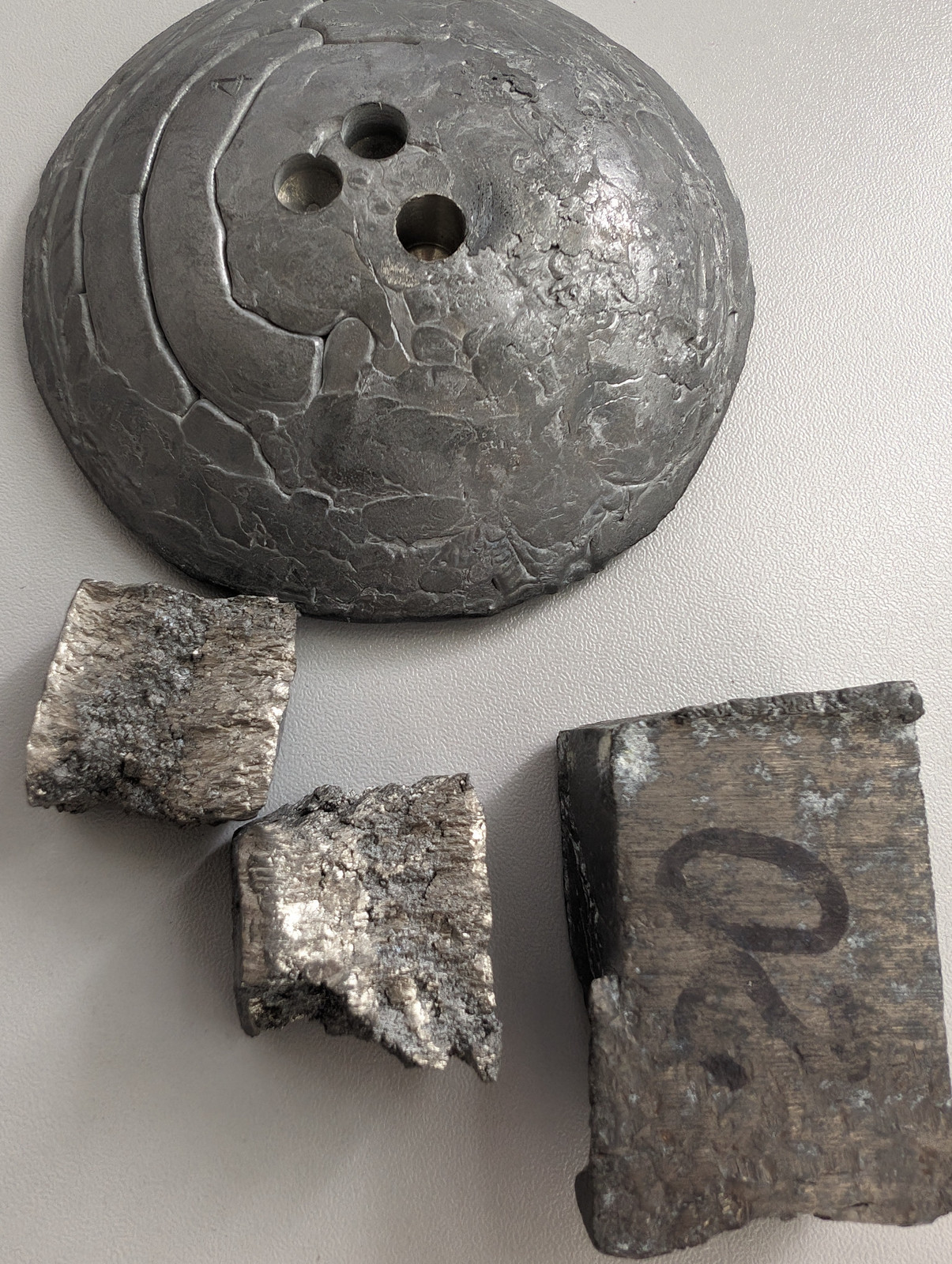 Gadolinium Pieces Gd 99.95% Rare Metals Clamps 1gr-10kg