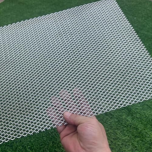 16″x12″ Stainless Steel Expanded Metal Sheet – 19 Gauge, 0.2″x0.4″ Holes, Grate