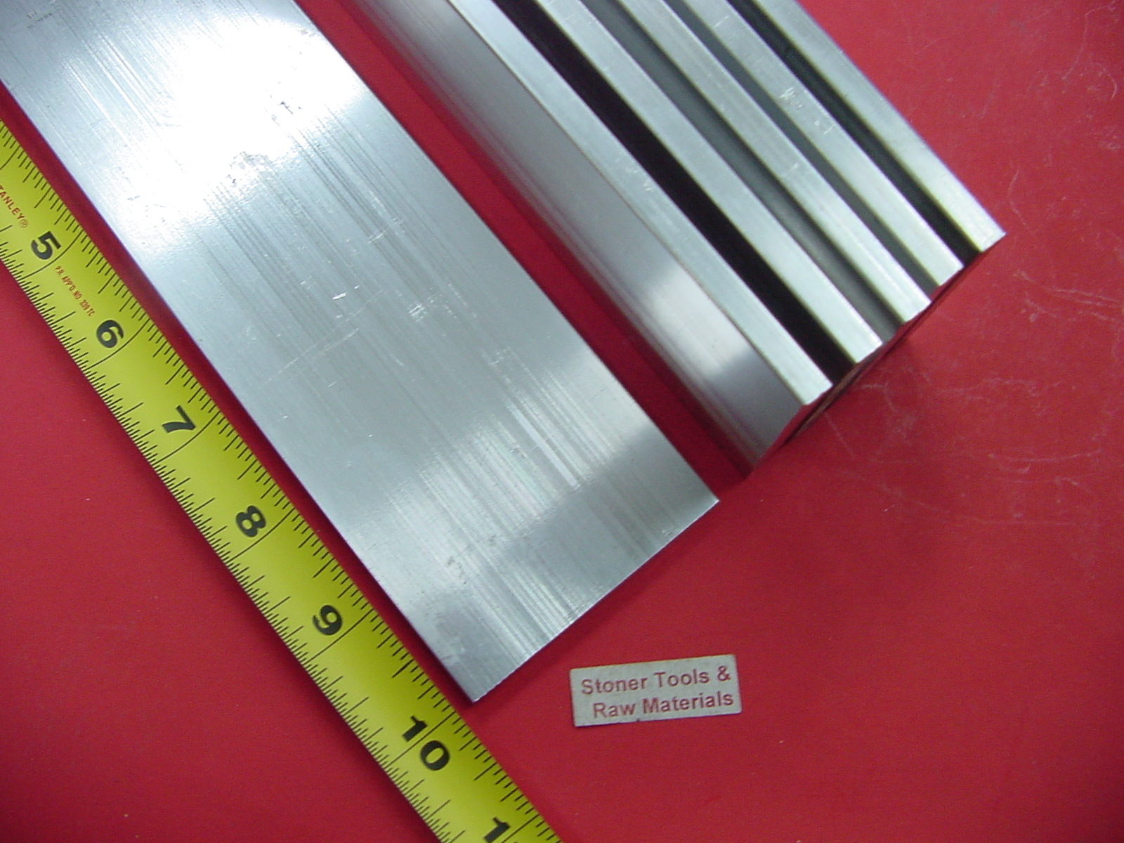 6 Pieces 1/4″ X 2-1/2″ ALUMINUM 6061 T6511 FLAT BAR 10″ long .250 New Mill Stock