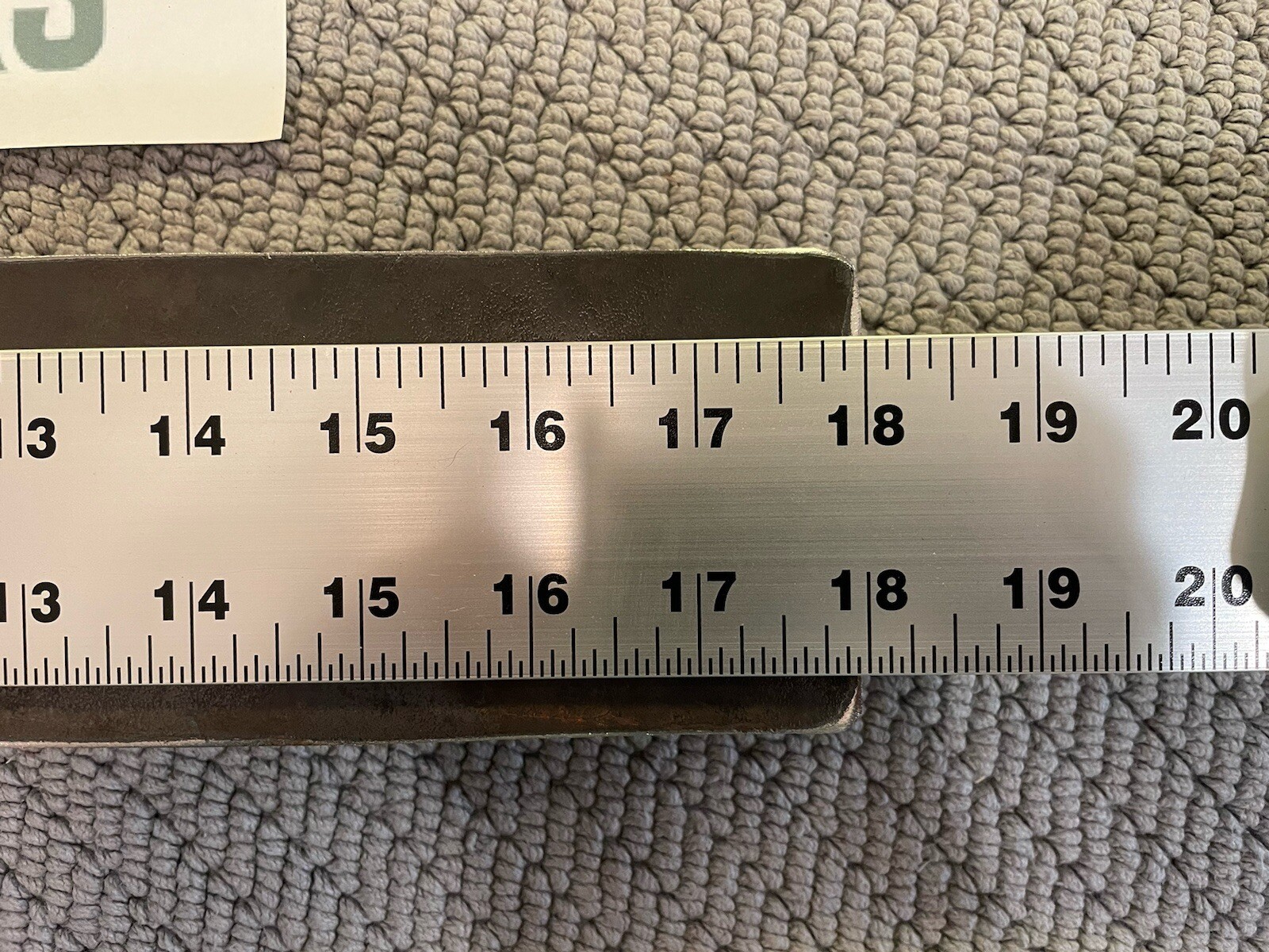 3/4x3x18 inch steel plate 3”x18” A36 Hot Roll Flat .75″ Thick
