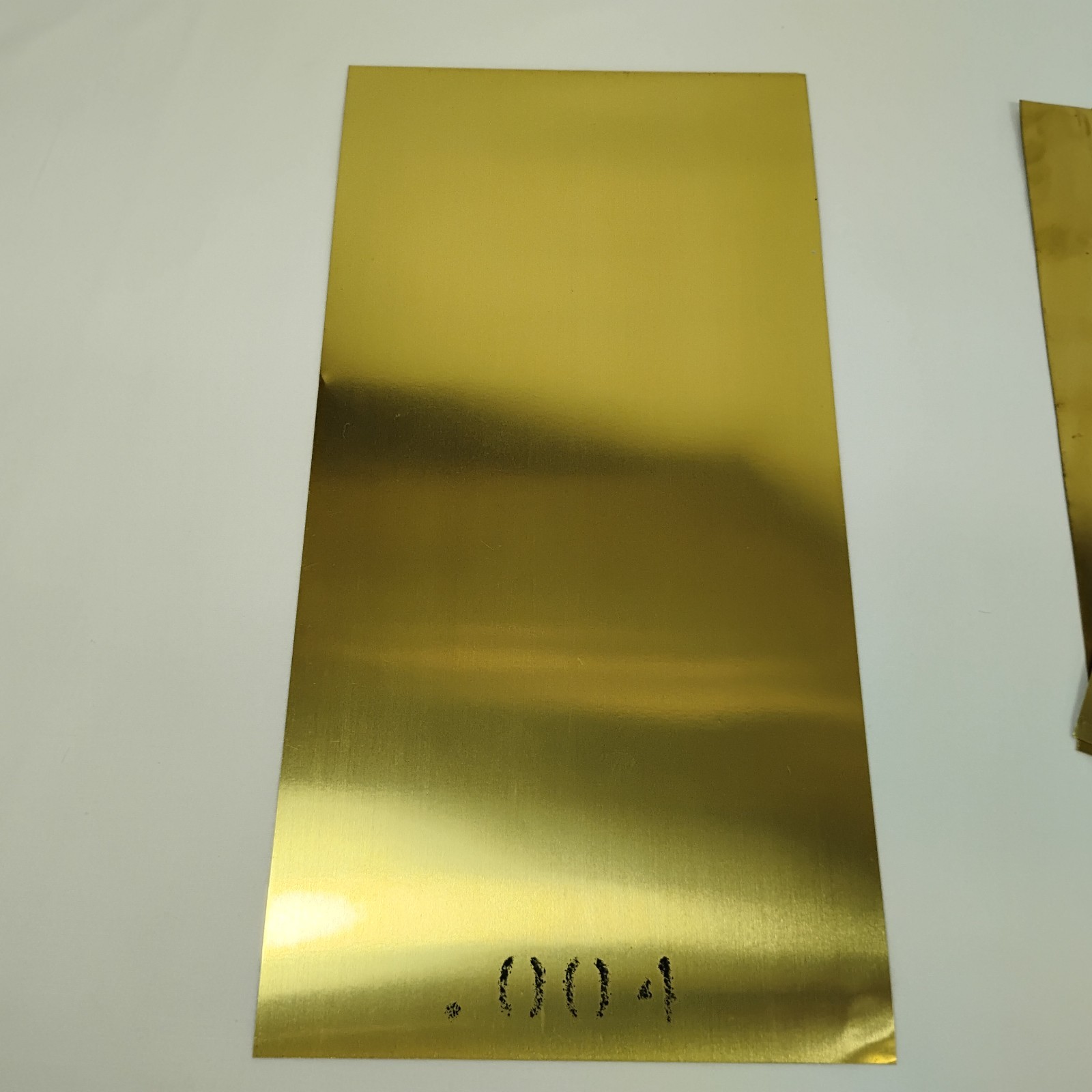 12 Pc Brass Shim Stock Assortment 6″ x 12″ .001-.015 *One Sheet Cut Down*