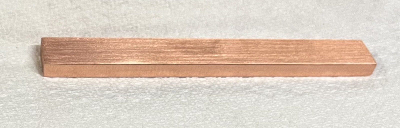 1/4” COPPER 110 PLATE 7/8” WIDE X 7” LONG🇺🇸.250” CU110 FLAT BAR 99.95% PURE!