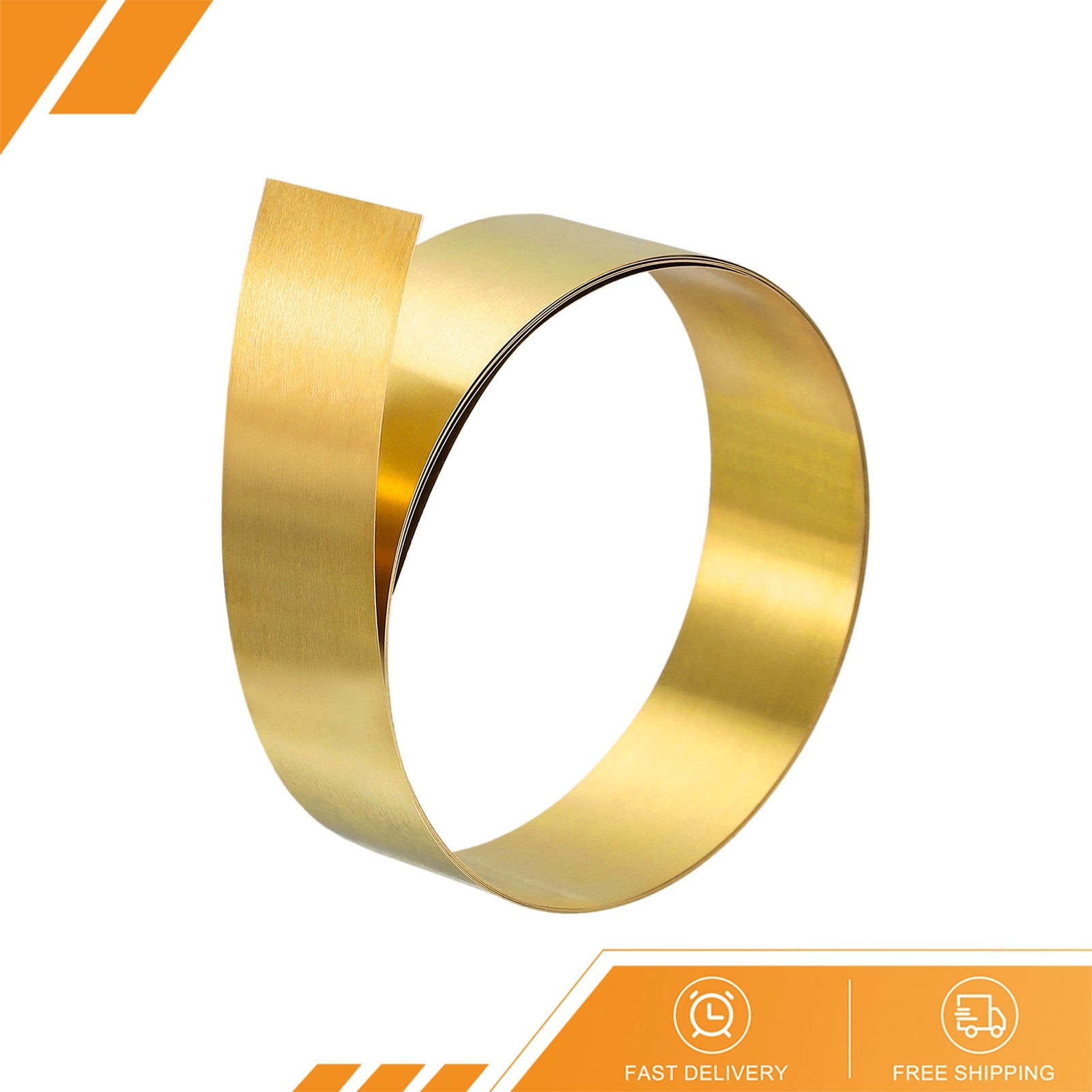 Brass Sheet Roll – 0.1x20x1000mm Brass Foil Roll Brass Strip Gold for Crafts