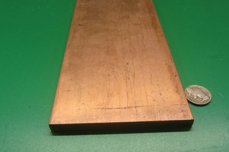 110 Copper Bar 1/2 Hard, 5/16″ Thick x 4.0″ Wide x 24 Inch Length