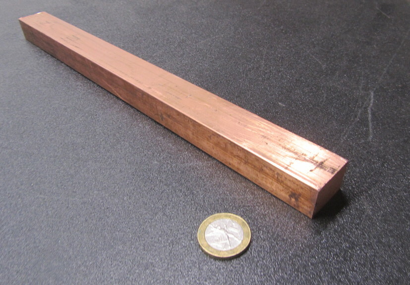 182 Copper Bar 3/4″ Thick x 1.0″ Wide x 1 Foot Length