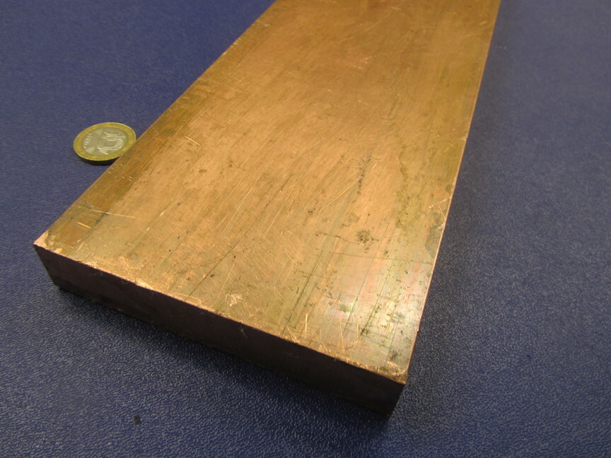110 Copper Bar 1/2 Hard, 3/4″ Thick x 4.0″ Wide x 24 Inches Length