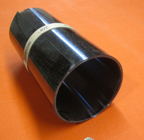 1095 Hard Blue Tempered Spring Steel Shim .012″ Thick x 12.375″ Wide x 240″ Long