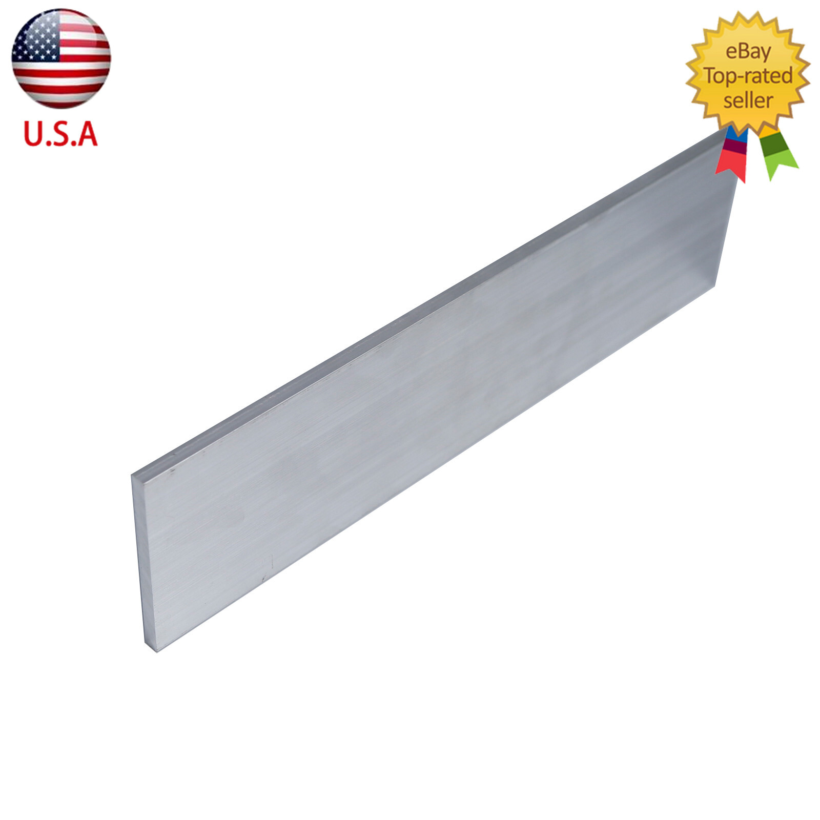 2x Metal T6061 Aluminum Flat Plate Sheet Stock Length 300mm Width 80mm Thick 6mm