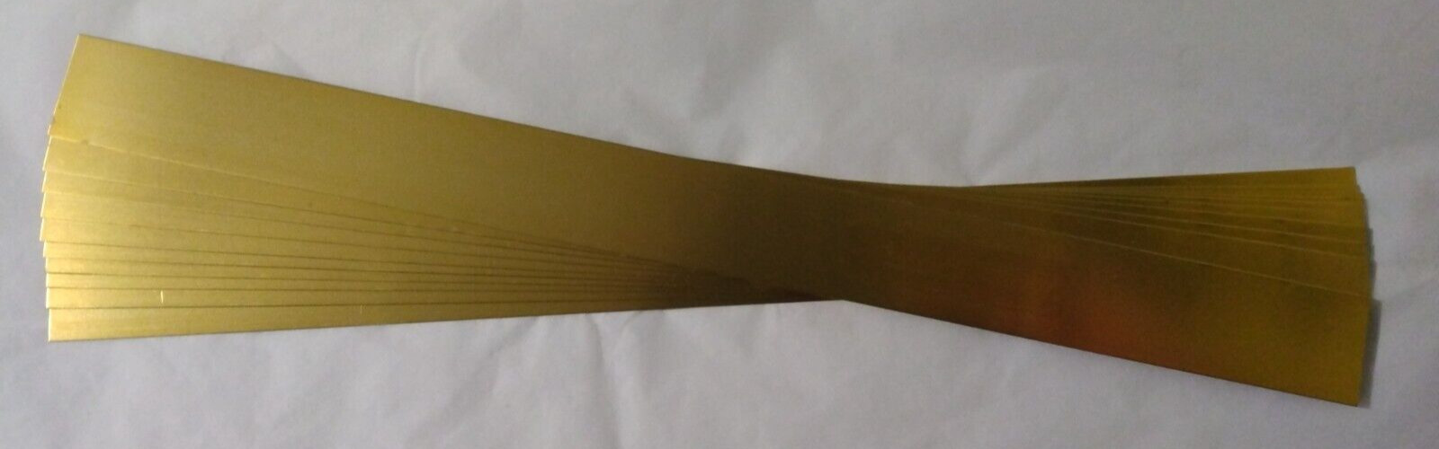Pack of 10 NEW K&S Engineering Brass Strip 0.016″ x 1″ x 12″ [Free Shipping]