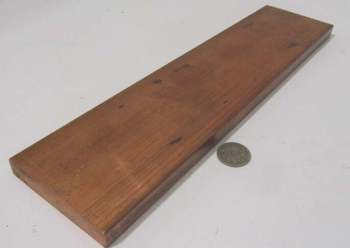 110 Copper Bar H02, 1/2″ Thick x 3.0″ Wide x 1 Ft Length