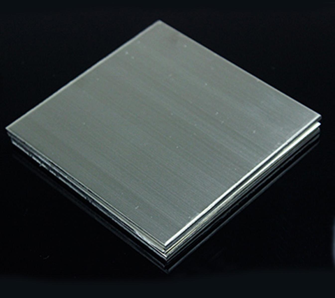 US Stock 1.5mm x 5″ x 5″ 304 Stainless Steel Fine Polished Plate Sheet