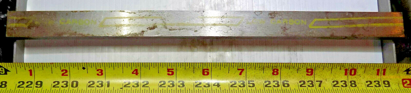 STARRETT Low Carbon Steel Ground Flat Stock, 3/8 Thick X 3/4 Wide X 11-1/4 Long
