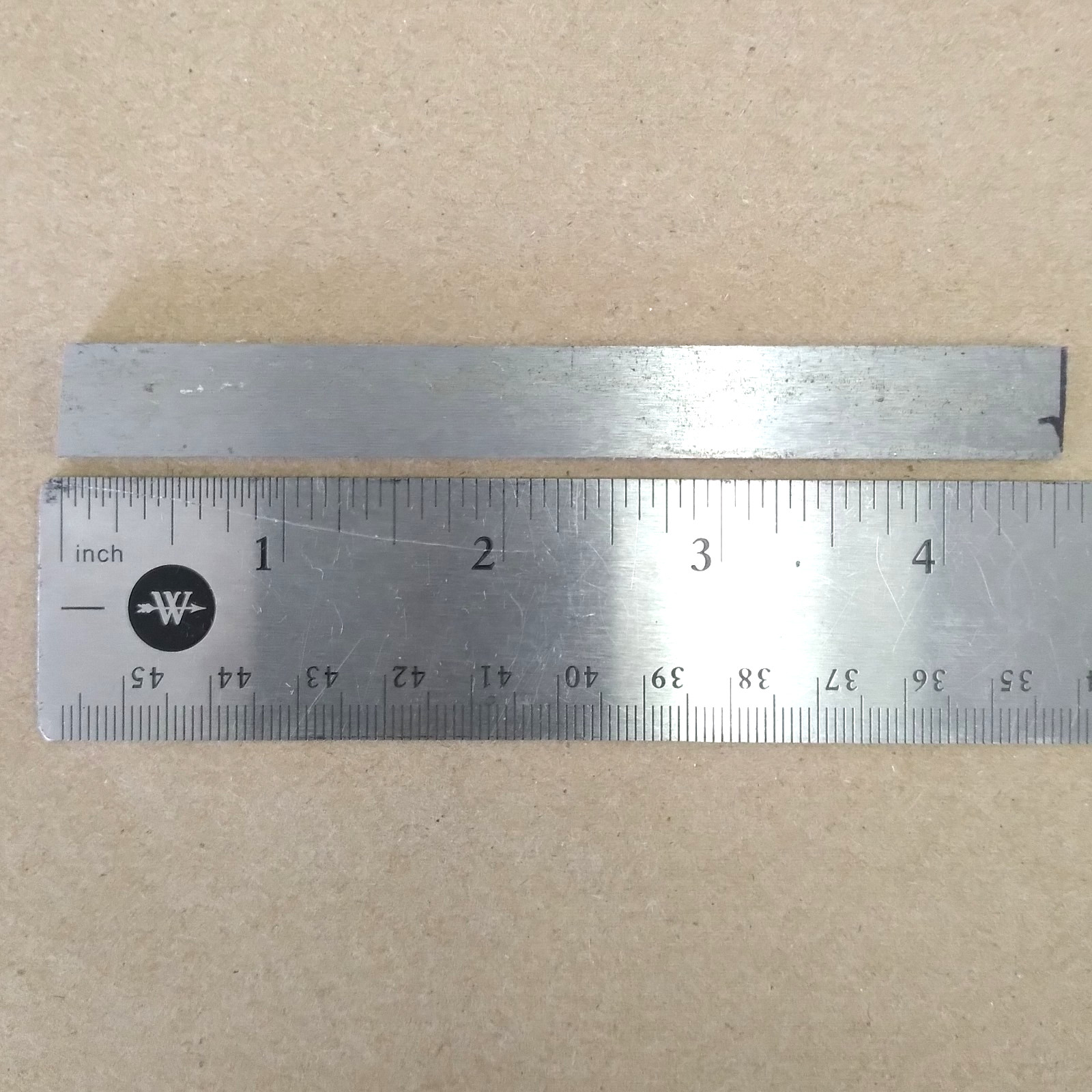 TOOL STEEL SHEET 5/32″ FLAT GROUND STEEL, LOT OF 4 VARIOUS LENGTH & WIDTH