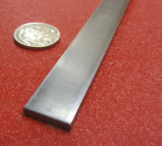 1018 Steel Bar, 1/8″ Thick x 5/8″ Wide x 36″ Length, 3 Pcs